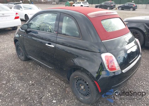 2015 Fiat 500C Pop из США, поврежденный, VIN 3C3CFFDR9FT527882